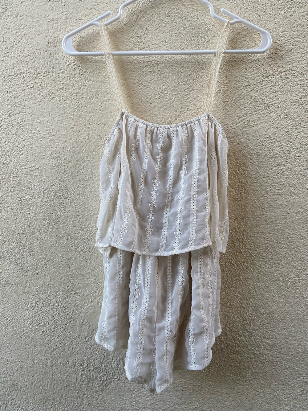 Cream TORI Romper